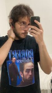 Robert Pattinson Standing Meme T-Shirt photo review