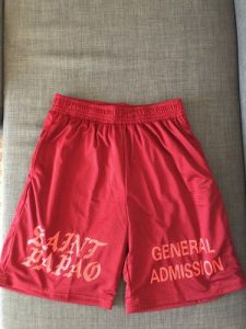 Saint Pablo General Admission Kanye West Shorts photo review