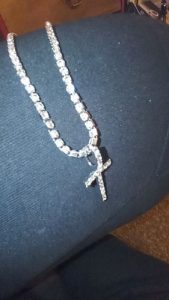 Personalised Diamond Initial Pendant Necklace photo review