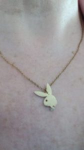 Playboy Bunny Pendant Necklace photo review