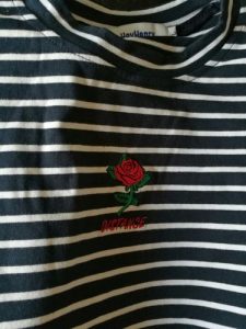 Rose Striped T-Shirt photo review