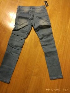 Blue Biker Jeans photo review