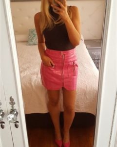 PVC Zipped Skirt photo review