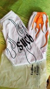 Flaming Fire Jogger Pants photo review