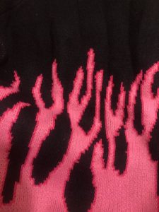 Pink Flame Sweater photo review