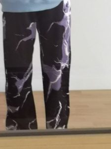 Lightning Print Jogger Pants photo review