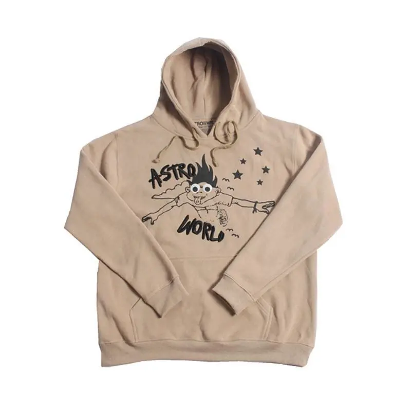 Astroworld on sale beige hoodie