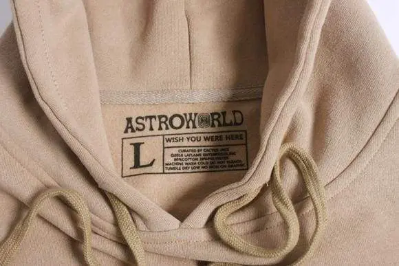 Astroworld tan hot sale hoodie