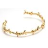 Barbed Wire Bracelet | Gold