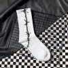 Barbed Wire Socks | White 2
