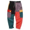 Block Patchwork Cargo Pants