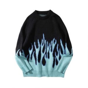 Blue Flame Sweater | XL