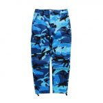 Camouflage Cargo Pants | XL / Blue