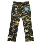 Camouflage Patch Cargo Pants | S