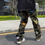 Camouflage Patch Cargo Pants