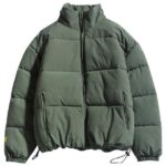 Casual Puffer Jacket | Green / L