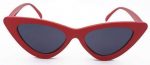 Cat Eye Sunglasses | Red Frame Black