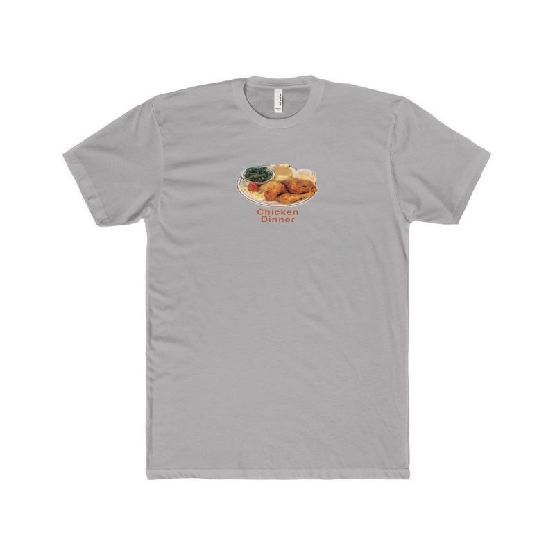 Chicken Dinner T-Shirt | Grey / XS