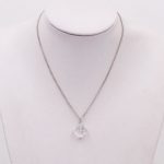 Clover Necklace | Silver-White / 40cm