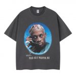 Dennis Rodman Bad As I Wanna Be Washed T-Shirt | Black / S