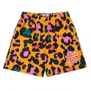 Eric Emanuel Cheetah Shorts | Orange / XL