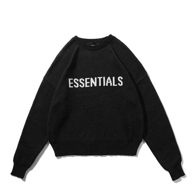 Black essentials online sweater