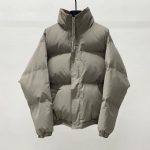 Fear Of God Essentials Reflective Puffer Jacket | Cement / L