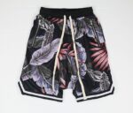 Floral Cotton Drop-Rise Shorts