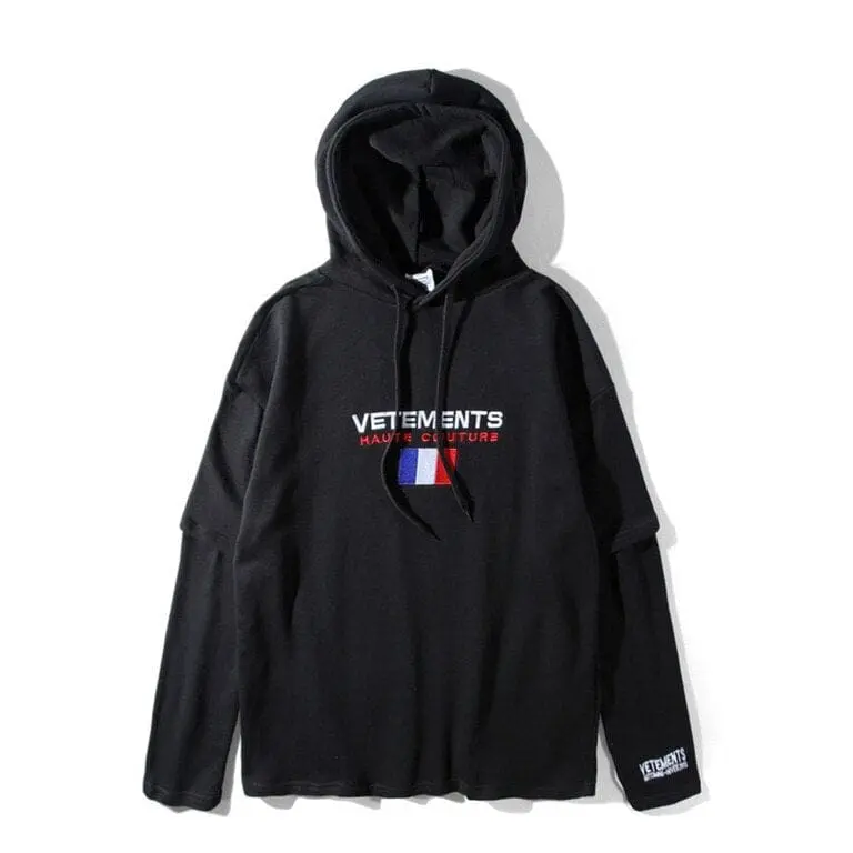 Vetements flag outlet hoodie