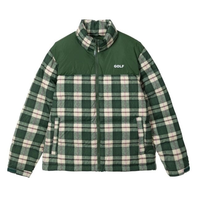 Golf Wang Plaid Puffer Jacket - Streetgarm