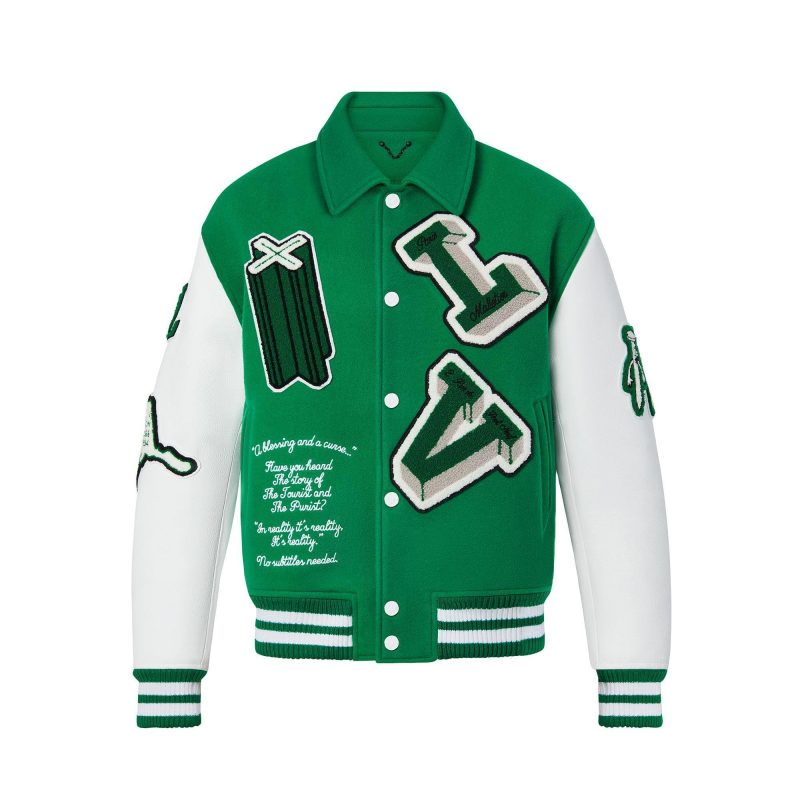 Green LV Varsity Jacket