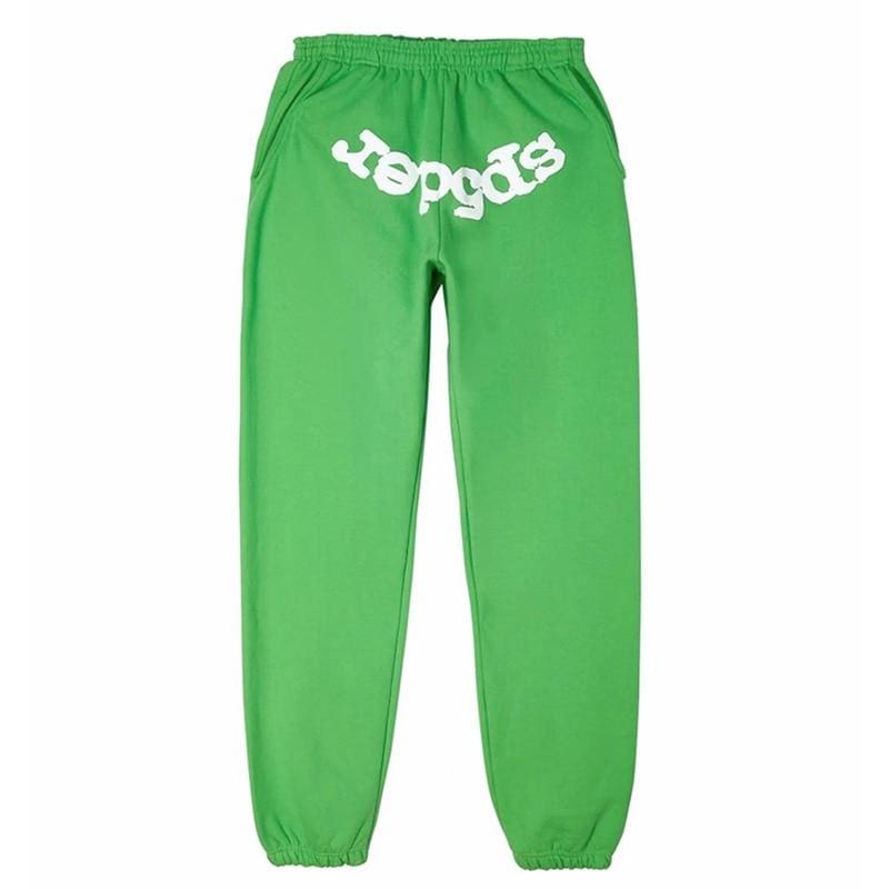 Green Sp5der Web Sweatpants | S