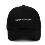 I’m Not A Rapper Cap | Black