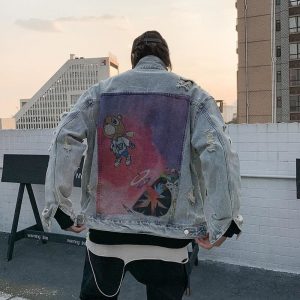 Kanye West Graduation Denim Jacket - Streetgarm