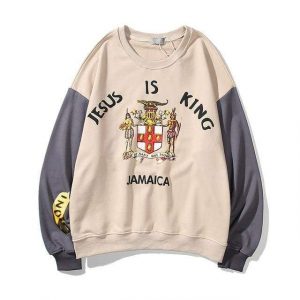Kanye West Jesus Is King Jamaica Sweatshirt | Grey / L