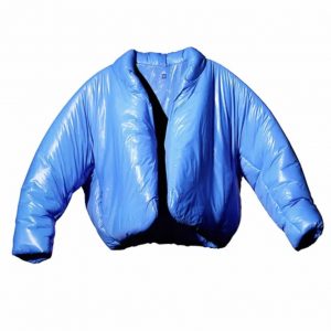 Kanye West Round Jacket | Blue / M