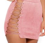 Lace Suede Two Piece