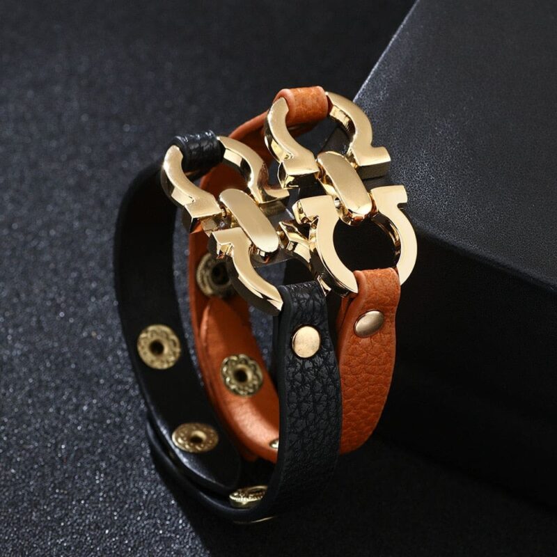 Leather Buckle Bracelet