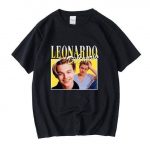 Leonardo DiCaprio Homage 90s T-Shirt | Black / XS