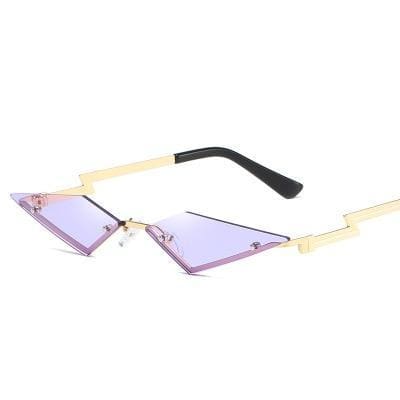 Lightning Cat Eye Sunglasses | Purple