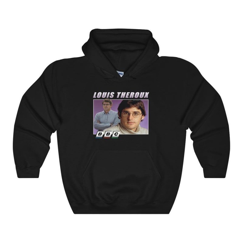 Louis Theroux Homage Hoodie | Black / S