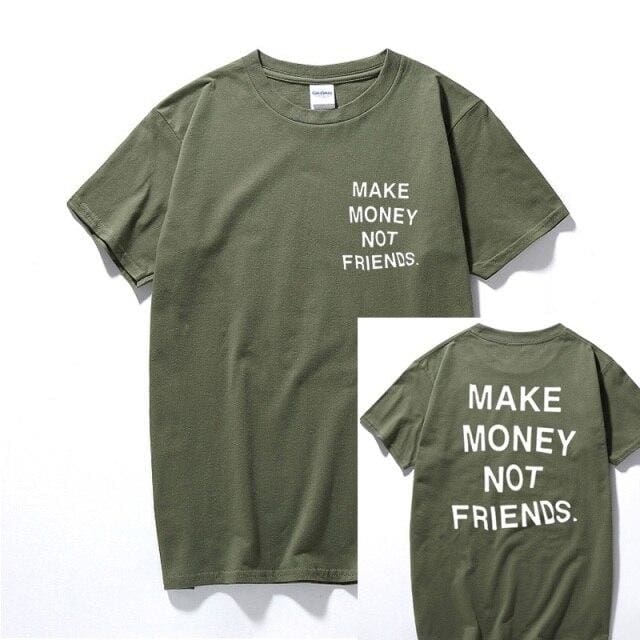 Make Money Not Amigos - Motivational Gift Tank Top