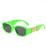 Medusa Rectangle Sunglasses | Green