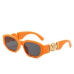 Medusa Rectangle Sunglasses | Orange