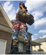 Multi Camo Cargo Pants