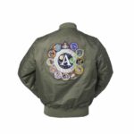 NASA Space Shuttle Apollo Bomber Jacket | Green / XXS