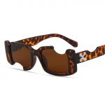 OFF Cady rectangle-frame sunglasses | Brown
