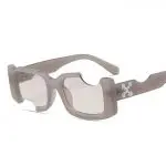 OFF Cady rectangle-frame sunglasses | Gray