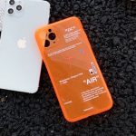 Off White Air Fluorescence iPhone Case | for 12Pro / Orange