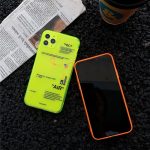 Off White Air Fluorescence iPhone Case